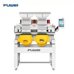 Fuwei Máy Thêu Mũ Vi Tính 2 Đầu 12/15 Kim Máy Thêu Hai Đầu Máy Thêu Thương Mại - Product Image 3