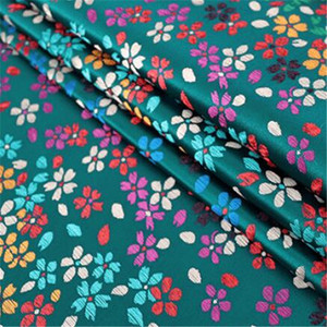 <span class=keywords><strong>Tissu</strong></span> en Satin de <span class=keywords><strong>brocart</strong></span> imprimé fleurs, haute qualité, <span class=keywords><strong>tissu</strong></span> Jacquard à motifs floraux, décoration de vêtements pour femmes - Product Image 6