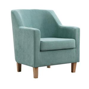 Fauteuil de salon individuel en velours de luxe nordique, fauteuil inclinable à dossier bas, chaise d'appoint durable pour la maison - Product Image 5