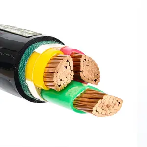 Cable eléctrico de alimentación aislado XLPE conductor de cobre personalizado de bajo voltaje 3x70mm2 3x95mm2 3x120mm2