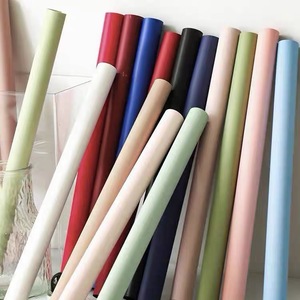 Papier d'emballage pour fleurs, double face, enduit PVC, imperméable, recyclable, 58*58CM, vente en gros d'usine, pour cadeaux d'anniversaire et artisanat - Product Image 6