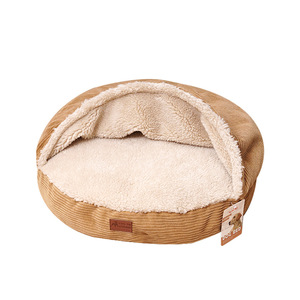 Cat <b>Bed</b> Round Soft Plush Pet House Warm Winter <b>Bed</b> For Cat <b>Dog</b> <b>Small</b> Animal - Product Image 5