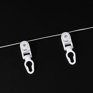 Anneaux de <span class=keywords><strong>rideau</strong></span> motorisés, accessoires pour rideaux motorisés, en plastique, pistes de support, pour nouveauté <span class=keywords><strong>somfy</strong></span>-track S plis, 1 pièce - Product Image 3