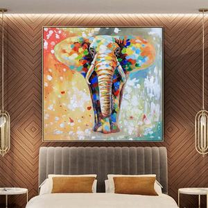 Dipinti Moderni di Maialini Carini in Stile Pop, Pittura a Olio su Tela con Texture, Arte da Parete Incorniciata Pronta da Appendere - Product Image 2