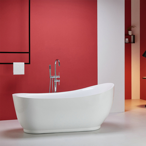 Baignoire autoportante moderne en acrylique pour intérieur, avec drain, idéale pour les hôtels - Product Image 4