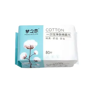 China fabricante 100% algodão macio toalha Facial Pack tecido facial