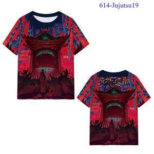 43 Estilos de Camisetas de Anime Jujutsu Kaisen (JJK) con <span class=keywords><strong>Itadori</strong></span> Yuji, Gojo Satoru y Geto Suguru, en Material de Seda de Leche, para Mujeres, Hombres y Niños - Product Image 2