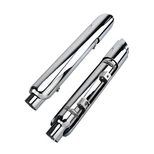 Silencieux et tuyaux d'échappement pour moto noirs/chromés, directement de l'usine, pour Harley Sportster XL 48 72 883 <span class=keywords><strong>1200</strong></span> Iron <span class=keywords><strong>Superlow</strong></span> 2014-2022 - Product Image 2