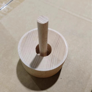 Empty <b>50ml</b> Round Homestay Aromatherapy Reed Diffuser Glass <b>Bottle</b> with Wooden Cap for Hotel Bathroom Toilet Bedroom - Product Image 6