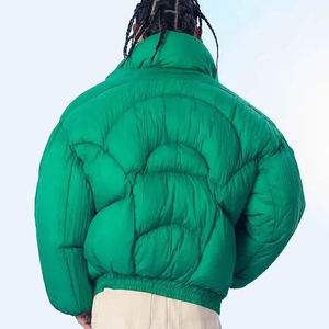Fabrication LULUSEN manteau à bulles blanc couleur personnalisée LOGO vestes d'hiver pour hommes veste à bulles rembourrée en duvet de haute qualité - Product Image 3