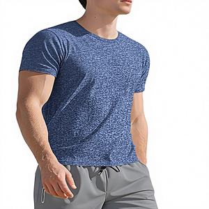 T-shirt décontracté pour homme, imprimé léopard, respirant, séchage rapide, idéal pour le sport, le yoga et la maison, collection Printemps-Été - Product Image 2