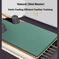 Grenzüberschreitende Matte aus PU für Pilates und Core-Training, Yogamatte aus Naturkautschuk, schweißabsorbierend, rutschfest, rechteckig, 99,6 cm x 5 cm
