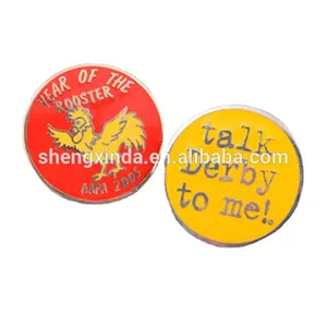 Hot Selling Custom Circles Metal Pin Badges with Enamel Lapel Pins