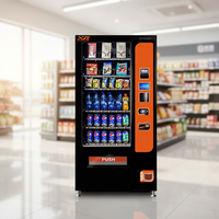 Máquina Expendedora Pequeña con Certificación CE UL, Máquina Expendedora Combinada de Alimentos y Bebidas
