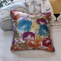 Housse de coussin jacquard métallique moderne et minimaliste, fabrication d'usine, décorative pour la maison, housses de coussin personnalisées