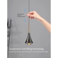 Lampe suspendue LED moderne de luxe, luminaire décoratif pour la maison, chambre, acrylique, fer, petit plafonnier, bar, hôtel, petit lustre suspendu
