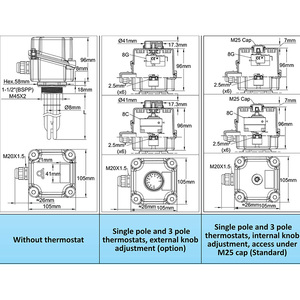 Công suất cao ngâm nóng với nhiệt nhôm nhà ở và đồng thau thiết bị đầu cuối cho RV ngoài trời khách sạn hộ gia đình nhà để xe sử dụng - Product Image 3