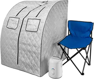 Tragbare Sauna decke Dampf garer Zelt 1 Person Mini Home Use Trocken sauna Spa Fern infrarot Sauna raum zu verkaufen