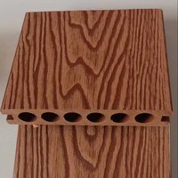 Planches de terrasse en bois composite en plastique imperméable de haute qualité 3D WPC