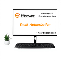 Licencia Premium de 1 Año para Enscape, Software de Renderización con Vinculación a Correo Electrónico, DVD para Windows/Mac, Envío Rápido
