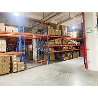 Mobile Van personnalisé double système de rayonnage profond rack large allée densité haute baie palette métal entrepôt rayonnage