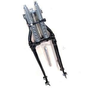 Cổ điển màu đen và mạ crôm <span class=keywords><strong>Springer</strong></span> forks cho Bobber Chopper - Product Image 2