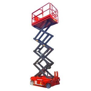 Plataforma Elevadora Móvil de Tijera para 2-6 Personas, Elevador Eléctrico Portátil, Plataforma de Trabajo Aérea Vertical Pequeña - Product Image 5