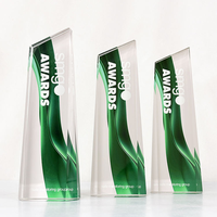 Trophée en cristal gravé avec logo personnalisé de taille professionnelle, technologie d'impression, pour l'honneur d'une équipe ou un souvenir personnel