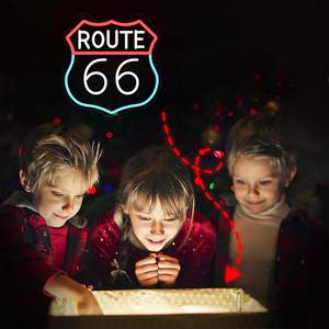 Letrero Luminoso LED de Neón Route 66 para Decoración de Habitaciones, Alimentado por USB, para Dormitorio, Sala de Estar, Sala de Juegos, Cueva del Hombre - Product Image 6