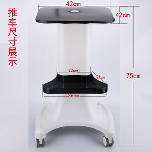Dental <b>Trolley</b> Storage Shelf With Wheels For Clinic Beauty Salon <b>Tool</b> Cart - Product Image 5