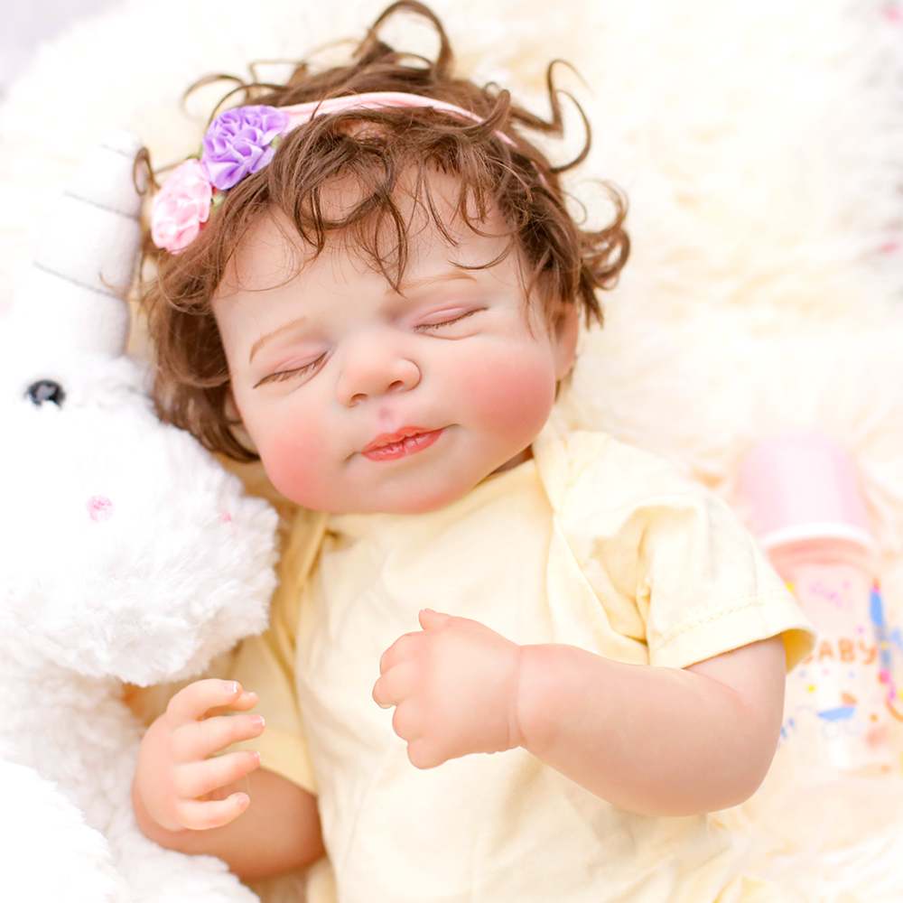 Curly Hair Toys Lifelike Dolls for Kids Tweens