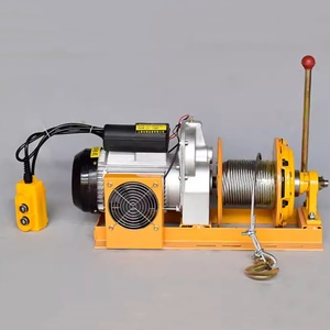 Heetverkopende draagbare kabellier kleine bouwlift mini-kabelkraan elektrische takel hijsmateriaal touwkatrol koppelingstakel - Product Image 3
