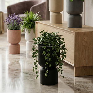 Jardinière en béton artisanale créative 2026, empilable géométriquement, <span class=keywords><strong>noir</strong></span>, blanc, gris, vente en gros pour la décoration intérieure, personnalisable - Product Image 3
