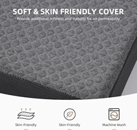 Matelas en mousse à mémoire de forme pliable à trois volets - Housse amovible écologique - Tissu lavable - Fond antidérapant - Pour les voyages, le camping et la maison
