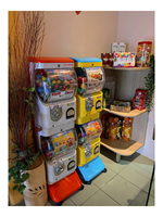 Distributeur automatique de capsules de jouets manuel à 2 niveaux, 45-75 mm, mini distributeur automatique de service libre