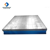 Haoxinran Nouvelle table de soudage 3D industrielle en fonte haute précision avec surface à rainures en T, réglable en hauteur