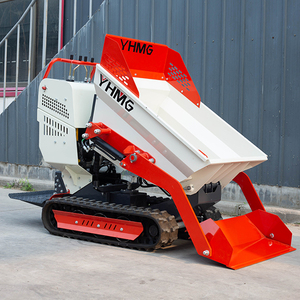 Mini-dumper sur chenilles YHMG YH500 neuf, très apprécié, pour la livraison de matériaux sur terres agricoles boueuses, conforme EPA - Product Image 5