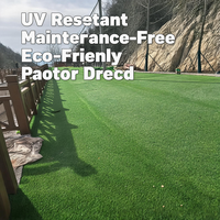 Gazon artificiel de 20 à 50 mm pour aménagement paysager de jardin, décoration extérieure, gazon synthétique à l'aspect naturel, fabricant de pelouses artificielles