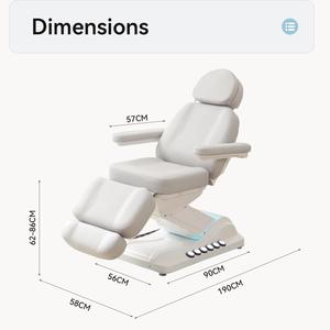 YINGPAI Cama Eléctrica Médica <span class=keywords><strong>y</strong></span> Estética <span class=keywords><strong>de</strong></span> 3 Motores, Mesa <span class=keywords><strong>de</strong></span> Tratamiento Facial <span class=keywords><strong>de</strong></span> Lujo, Camilla <span class=keywords><strong>de</strong></span> Masaje para Spa con Control por Pedal - Product Image 6