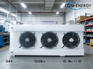 <span class=keywords><strong>Pompe</strong></span> évaporateur numérique <span class=keywords><strong>double</strong></span> face murale DH Series D10 pour chambres froides de -18°C - Product Image 6