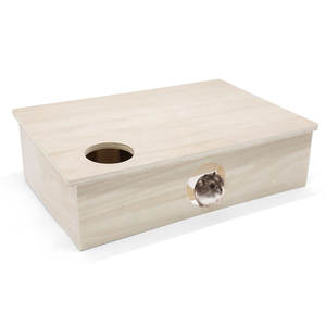 Toptan yaratıcı küçük boy ahşap <span class=keywords><strong>Hamster</strong></span> evi nefes kapalı açık evcil hayvan kafesi kuş uygulama <span class=keywords><strong>Hamster</strong></span> Hideout - Product Image 1