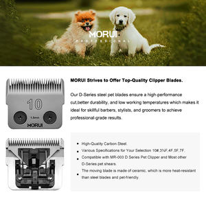 Hoja de cerámica desmontable de 1,5mm para cortapelos para mascotas de la serie D, recortadora eléctrica USB para Hotel y aseo de mascotas - Product Image 3