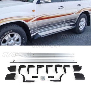 Car Side Footboard Running <b>Step</b> <b>Bar</b> <b>Step</b> Exterior Part for Toyota Land Cruiser LC100 1998-2006 Running Board Car Accessories - Product Image 1