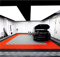 Dalles de sol modulaires en PP écologiques antidérapantes faciles à nettoyer pour une utilisation en intérieur Garage Atelier Drainage Revêtement de sol Automobile