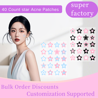 Vente en gros d'usine, patchs d'acné en hydrocolloïde à étiquette privée, imperméables, invisibles, en forme de couvre-boutons pour tous les types de peau