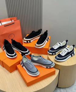Sneakers di Lusso da <span class=keywords><strong>Uomo</strong></span> con Luci, <span class=keywords><strong>Scarpe</strong></span> da Passeggio in Vera Pelle, Chiusura in TPU, Allacciatura Comoda, Casual e Alla Moda per Tutte le Stagioni - Product Image 1