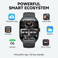 Reloj Inteligente HK80 con Llamadas Bluetooth, Pantalla AMOLED HD, Monitor de Actividad Física, Oxígeno en Sangre, Frecuencia Cardíaca, NFC, Control por Voz, Resistente al Agua IP67