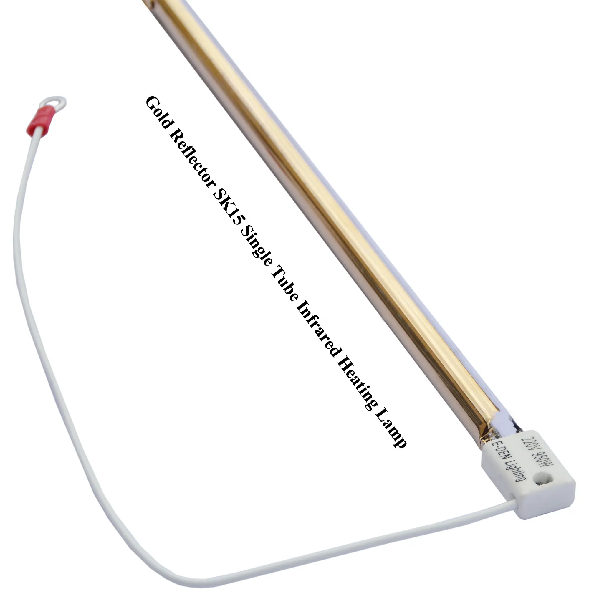 High Efficiency Heating IR Quartz Element Infrared Single Tube Heating Element For Oven Drying