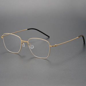 5530-1Pure إطار نظارات تيتانيوم للرجال والنساء جديد طيار بصري قصر النظر نظارات طبية إطار كوري بالكامل بدون مفك البراغي - Product Image 2