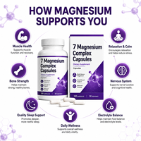 Offre Spéciale : Complément Alimentaire en Capsules de Magnésium Pur Complexe pour une Routine de Bien-être Quotidienne pour Tous